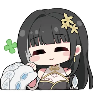🤔 emoji 鸣潮表情包 @zhaxia_cn Telegram sticker 11 of 16