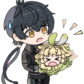 Sticker from Wuthering reactions // @Anime_Sticker_noob