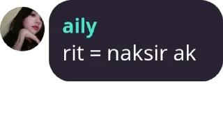 Sticker from aily