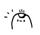 🍸 emoji 마시멜로 고양이 Telegram sticker 8 of 21