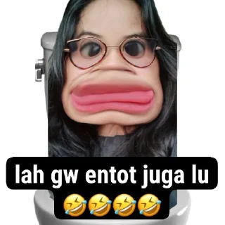 👓 emoji dasar lu manusia hina Telegram sticker 8 of 18
