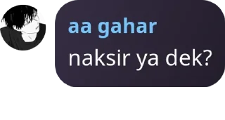 Sticker from aa gahar punya