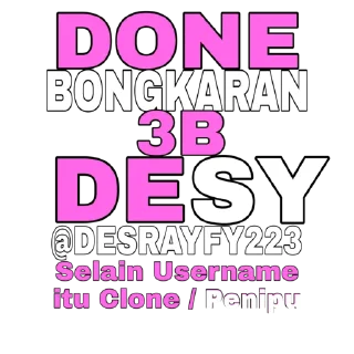 Sticker from Desy (@Desrayfy223)