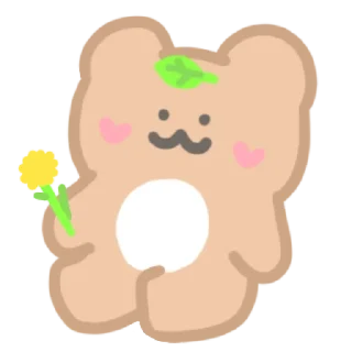 🐻 emoji ⌗ Boong Boong Bear ┊͙ @slyhterin Telegram sticker 5 of 41