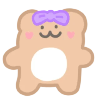 🐻 emoji ⌗ Boong Boong Bear ┊͙ @slyhterin Telegram sticker 9 of 41