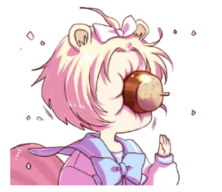 😟 emoji Boy of a squirrel @bistic Telegram sticker 24 of 40