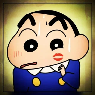 😑 emoji Shinchan Telegram sticker 8 of 42