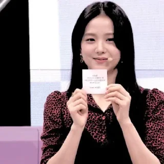 👛 emoji @lvoejisoo as Kim Jisoo Telegram sticker 7 of 95