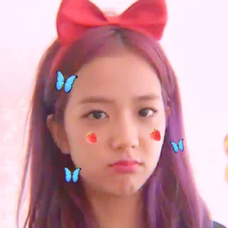 🩰 emoji ʚ @stuffiespie as kim jisoo. ✰ Telegram sticker 5 of 36