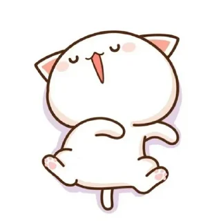 Sticker from Cutie Cat ❤ @Imrohitkashyap7