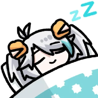 😴 emoji CremePuff @zhaxia_cn Telegram sticker 6 of 64