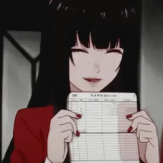 🥢 emoji Jabami Yumeko ┈➤ @anime_stickerspack Telegram sticker 21 of 30