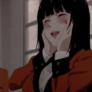 🥢 emoji Jabami Yumeko ┈➤ @anime_stickerspack Telegram sticker 19 of 30