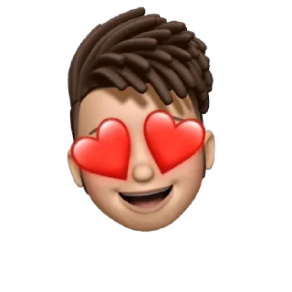 😍 emoji Memoji • Apple Telegram sticker 11 of 36