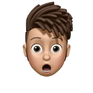 😳 emoji Memoji • Apple Telegram sticker 17 of 36