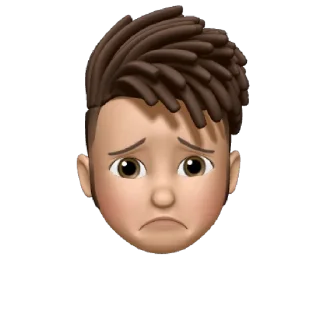 🥺 emoji Memoji • Apple Telegram sticker 8 of 36