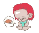 😩 emoji BLOOM - @yoursecretlover Telegram sticker 18 of 40
