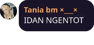 Sticker from kata rojan tete alami