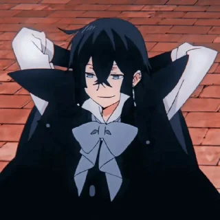 🌃 emoji Case Study Of Vanitas @KissAnime_Stickers_Gallery Telegram sticker 11 of 21