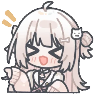 😄 emoji 犬山真白 @zhaxia_cn Telegram sticker 14 of 16
