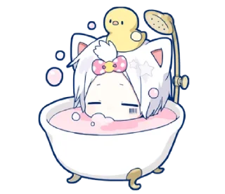 Sticker from Mafumafu Sticker (cat) vol.2 @bistic