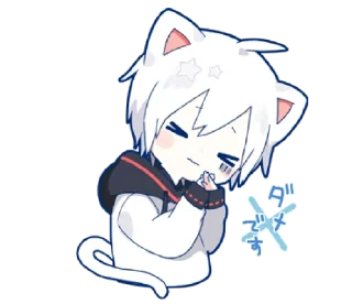 😆 emoji Mafumafu Sticker (cat) vol.2 @bistic Telegram sticker 19 of 40