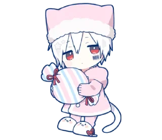 😊 emoji Mafumafu Sticker (cat) vol.2 @bistic Telegram sticker 15 of 40
