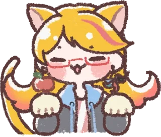 😸 emoji Asahi Linya~ Telegram sticker 7 of 12