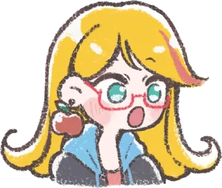 😮 emoji Asahi Lina Telegram sticker 7 of 10