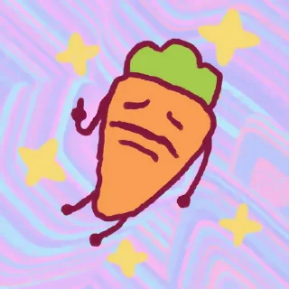 Sticker from 胡萝卜张田中 更多贴纸 @riridoafflinks