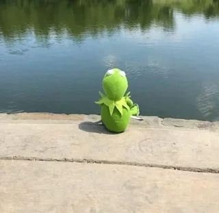 🐸 emoji Kermit Telegram sticker 21 of 25
