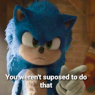 😠 emoji The Blue Blur Telegram sticker 10 of 120