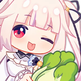😜 emoji 真白花音 Telegram sticker 13 of 96