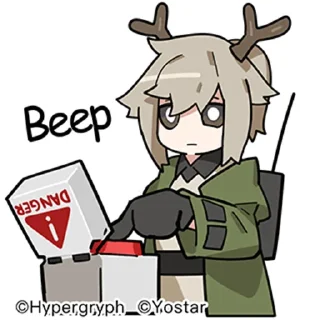 ☹️ emoji All Arknight 2 Telegram sticker 16 of 109