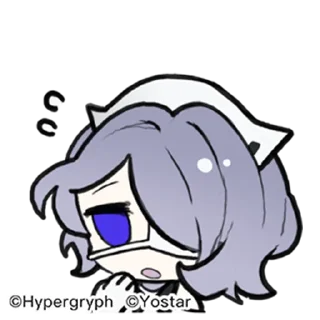 ☹️ emoji All Arknight 2 Telegram sticker 23 of 109
