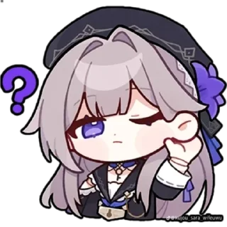 ❓ emoji Honkai: Star Rail Telegram sticker 9 of 21