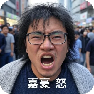 🤬 emoji 李嘉豪冲浪日记 Telegram sticker 13 of 32