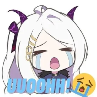 😭 emoji Arona's Hideout Live Reaction Telegram sticker 14 of 120