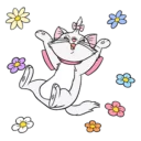 🌸 emoji Disney Marie @stickerscar Telegram sticker 14 of 24