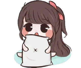 🍡 emoji ❲ ⎙ @crmll06 ❳ Bᥲbᥡ b᥆᥆ - mιᥒι Telegram sticker 18 of 40