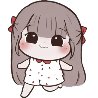 💭 emoji ❲ ⎙ @crmll06 ❳ Chᥙbbᥡ gιrᥣ 2 Telegram sticker 23 of 40