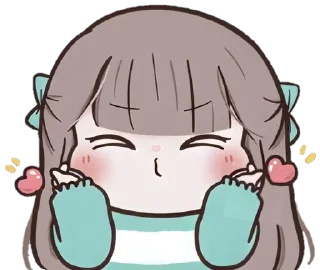 💭 emoji ❲ ⎙ @crmll06 ❳ Chᥙbbᥡ gιrᥣ 2 Telegram sticker 8 of 40