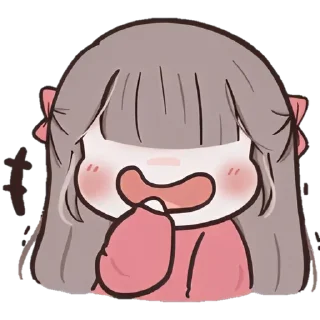 💭 emoji ❲ ⎙ @crmll06 ❳ Chᥙbbᥡ gιrᥣ 2 Telegram sticker 11 of 40