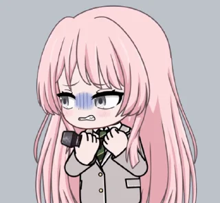 2️⃣ emoji MyGO @言力华 @zhaxia_cn Telegram sticker 9 of 29