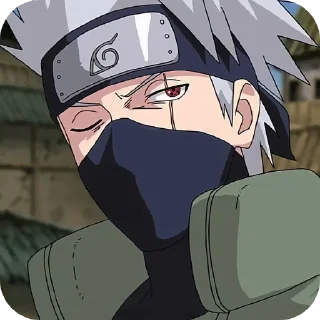 👄 emoji KAKASHI Telegram sticker 13 of 22