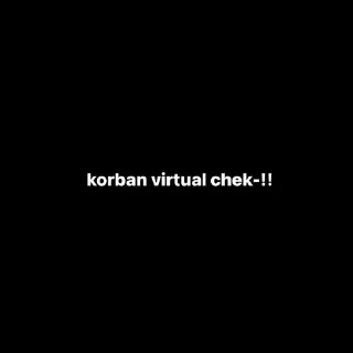 Sticker from virtual chek-!!