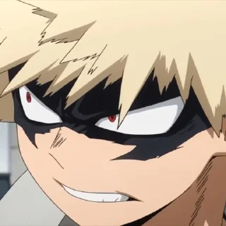 🧨 emoji Katsuki Bakugo | @kaptenracing Telegram sticker 3 of 66