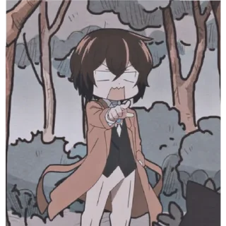 🙂 emoji dazai Telegram sticker 12 of 28