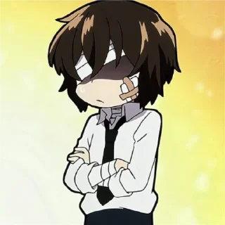😶 emoji dazai Telegram sticker 5 of 28