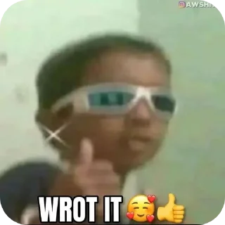 👍 emoji Udin v1 Telegram sticker 9 of 21